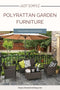 Polyrattan tuinmeubelset