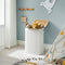 Wasmand met uitneembare waszak wit 40 x 30 x 60 cm