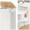 Wasmand met uitneembare waszak wit 40 x 30 x 60 cm