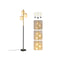 Staande lamp met drie lampen en instelbare helderheid 29 x 29 x 173 cm