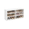 Schoenenbank met opbergruimte en verstelbare planken 5 x 100 x 50 cm - LSB036W01