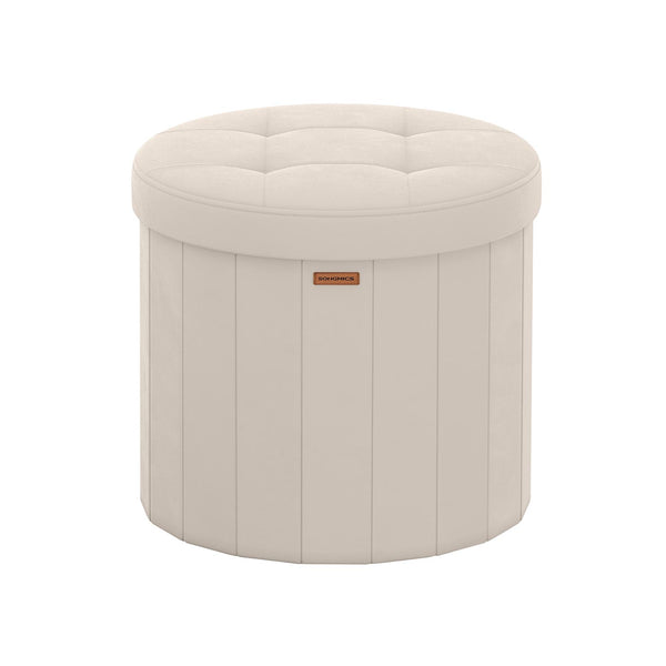 Ronde kruk met opbergruimte en afneembaar deksel 46 cm - LSF608L01