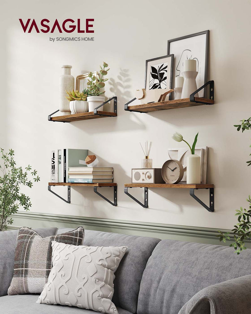 Wandplankenset met twee montagemogelijkheden 40 cm - LWS042K01
