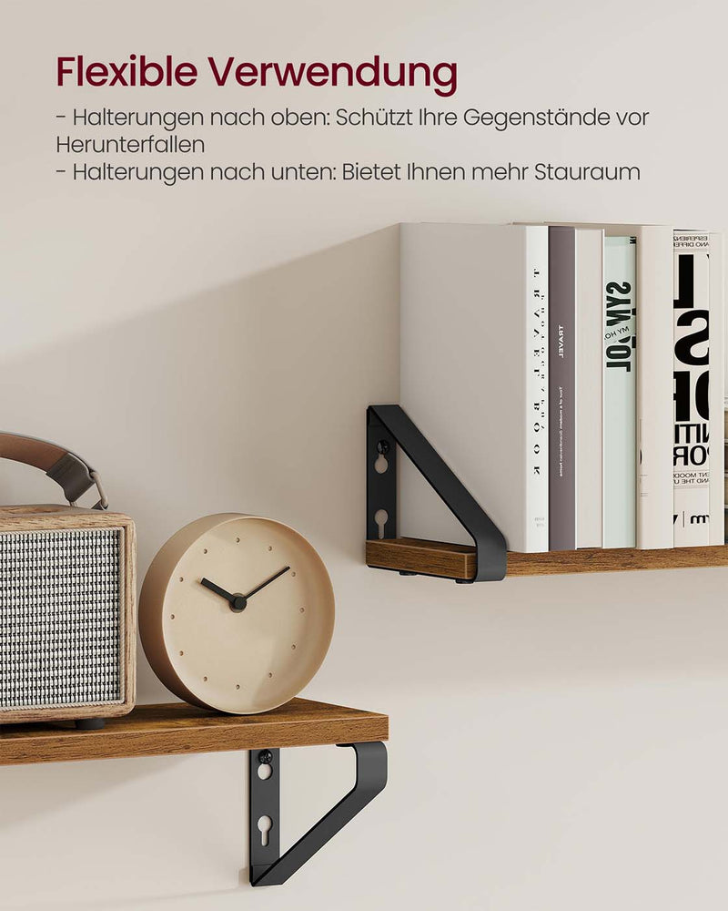 Wandplankenset met twee montagemogelijkheden 40 cm - LWS042K01