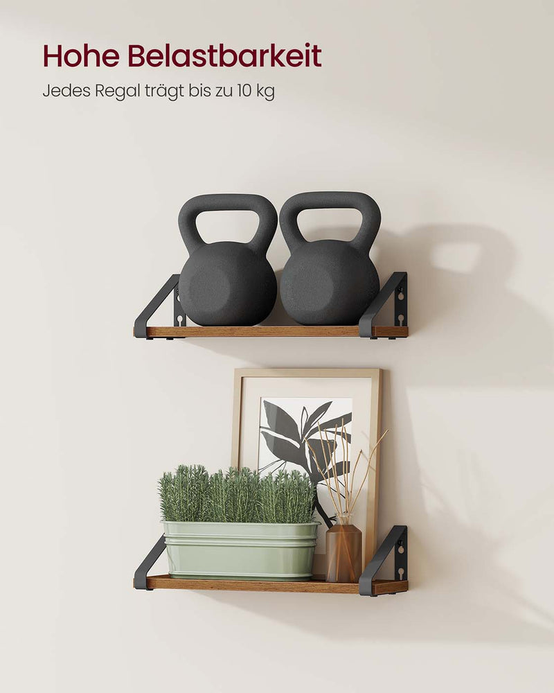 Wandplankenset met twee montagemogelijkheden 40 cm - LWS042K01