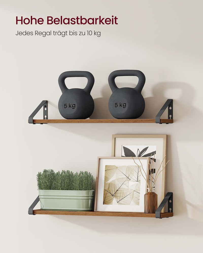 Wandplankenset met twee montagemogelijkheden 40 cm - LWS062K01