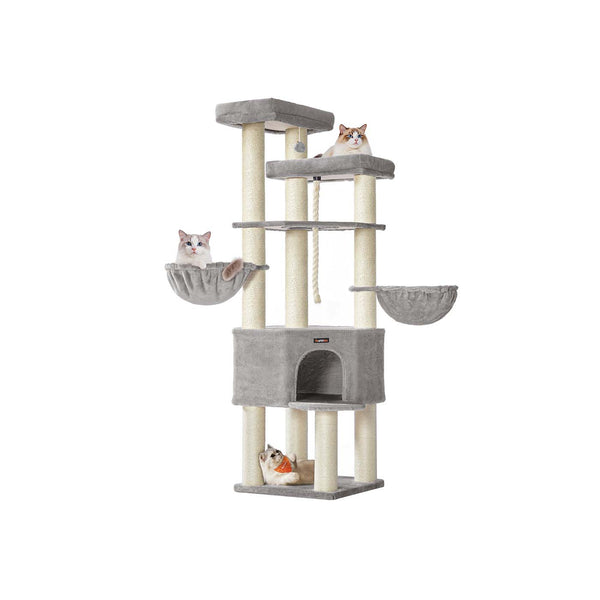 Grote kattenboom met meerdere niveaus voor meerdere grote katten 7 cm - PCT008G01