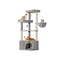 Krabpaal met grote holte en diverse speel- en ligplekken 7 cm - PCT009G01