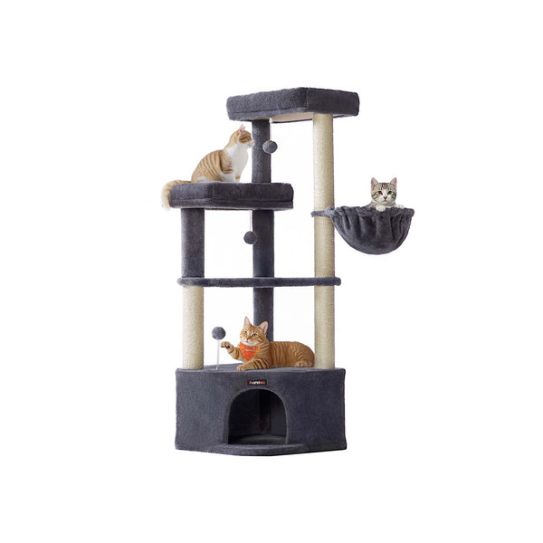 Krabpaal met grote holte en diverse speel- en ligplekken 7 cm - PCT009G02
