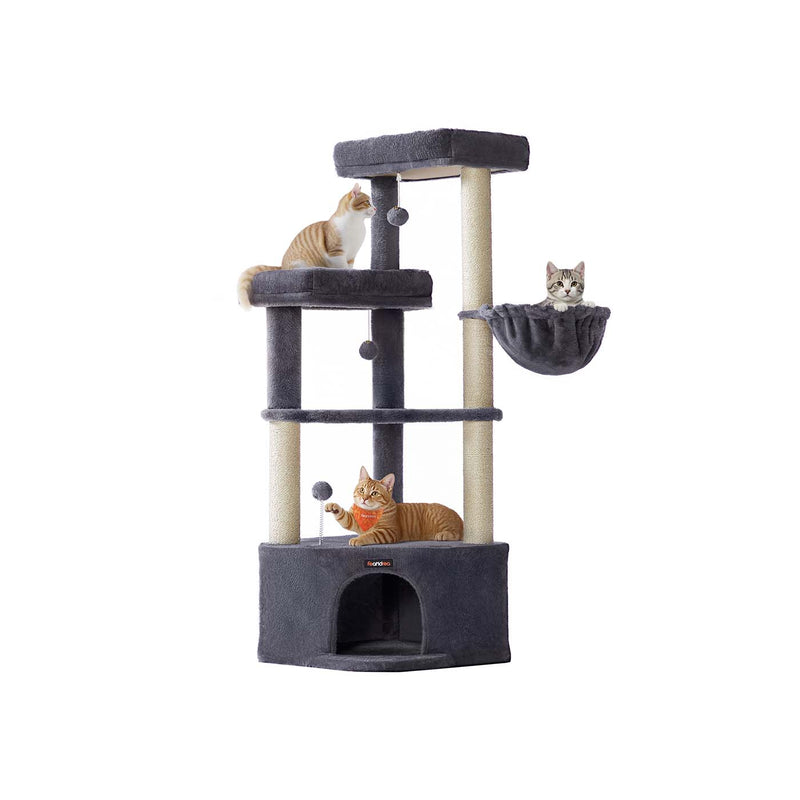 Krabpaal met grote holte en diverse speel- en ligplekken 7 cm - PCT009G02