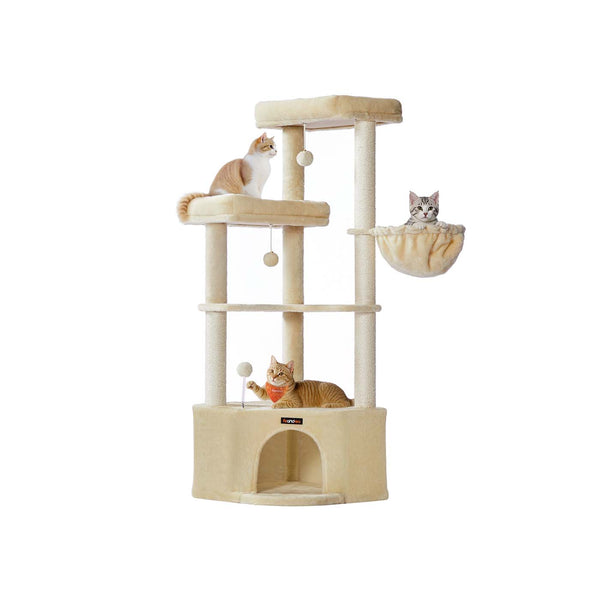 Krabpaal met grote holte en diverse speel- en ligplekken 7 cm - PCT009Y01