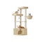 Krabpaal met grote holte en diverse speel- en ligplekken 7 cm - PCT009Y01