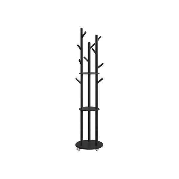 Kapstok met massief houten haken en planken 40 cm - RCR023B01