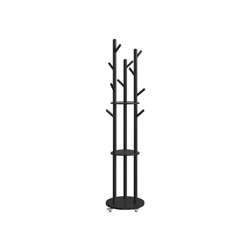 Kapstok met massief houten haken en planken 40 cm - RCR023B01