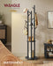 Kapstok met massief houten haken en planken 40 cm - RCR023B01