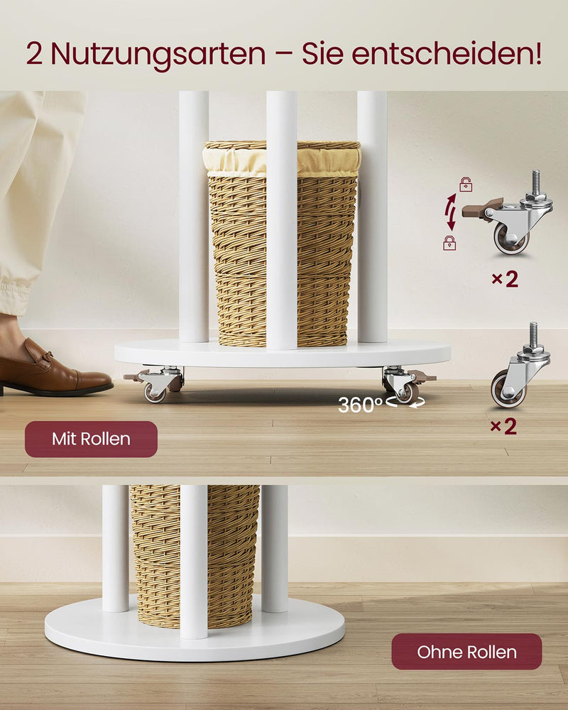 Kapstok met massief houten haken en planken 40 cm - RCR023W01