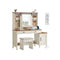 Kaptafel met spiegelverlichting en diverse lades 40 x 125 x 147 cm