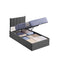 Bedframe met opvouwbare lattenbodem en opbergruimte onder het bed 160 x 200 cm - RMB612G02