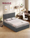 Bedframe met opvouwbare lattenbodem en opbergruimte onder het bed 160 x 200 cm - RMB614G02
