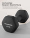 Zeshoekige halterset met neopreen coating 3 cm