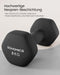 Zeshoekige halterset met neopreen coating 5 cm