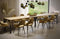 Crystal natuur eiken uitschuifbare eettafel