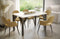 Clayton witte glans uitschuifbare eettafel