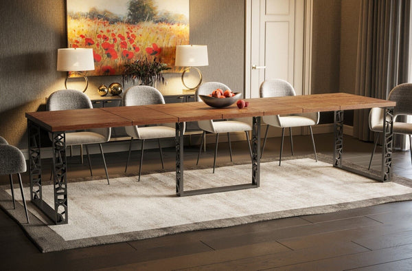 Champton stirling eiken uitschuifbare eettafel