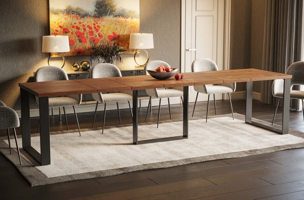 Calera stirling eiken uitschuifbare eettafel