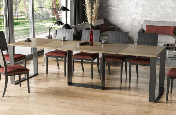 Bristol natuureiken uitklapbare eettafel